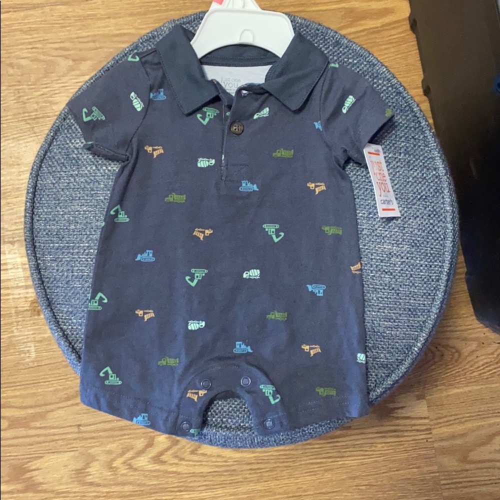 Carters just one you boys romper